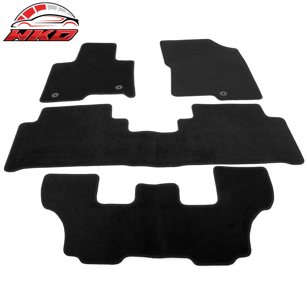 Fits 21-25 Kia Sorento Hybrid FHEV PHEV Anti-Slip Floor Mats Carpet Nylon 4PCS