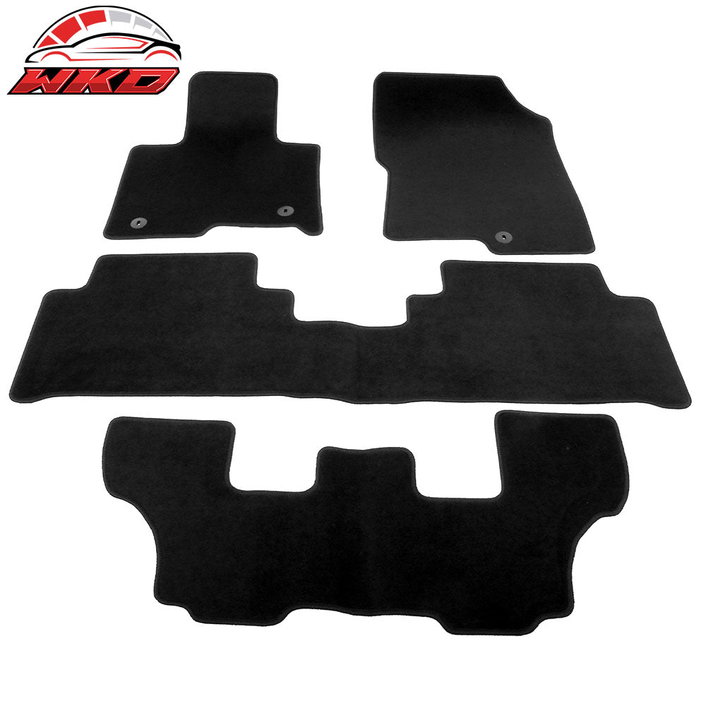 Fits 21-25 Kia Sorento Hybrid FHEV PHEV Anti-Slip Floor Mats Carpet Nylon 4PCS