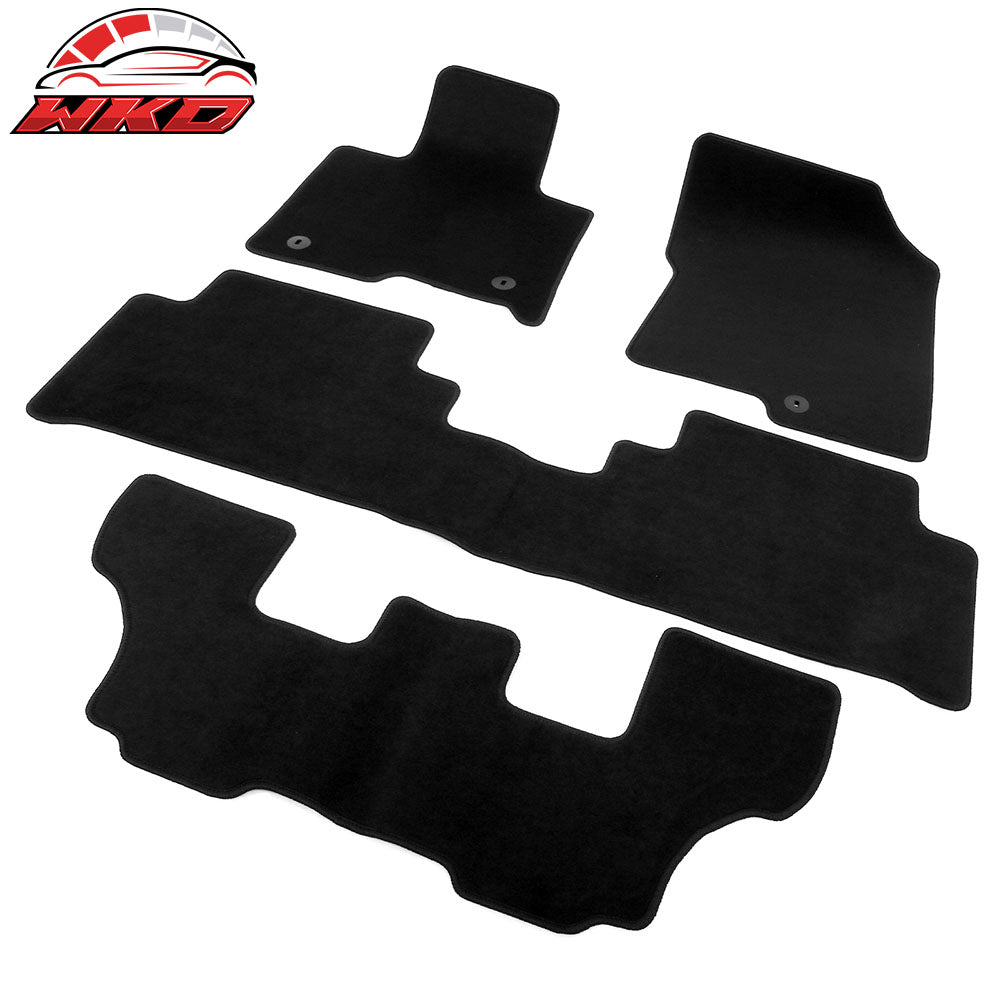 Fits 21-25 Kia Sorento Hybrid FHEV PHEV Anti-Slip Floor Mats Carpet Nylon 4PCS