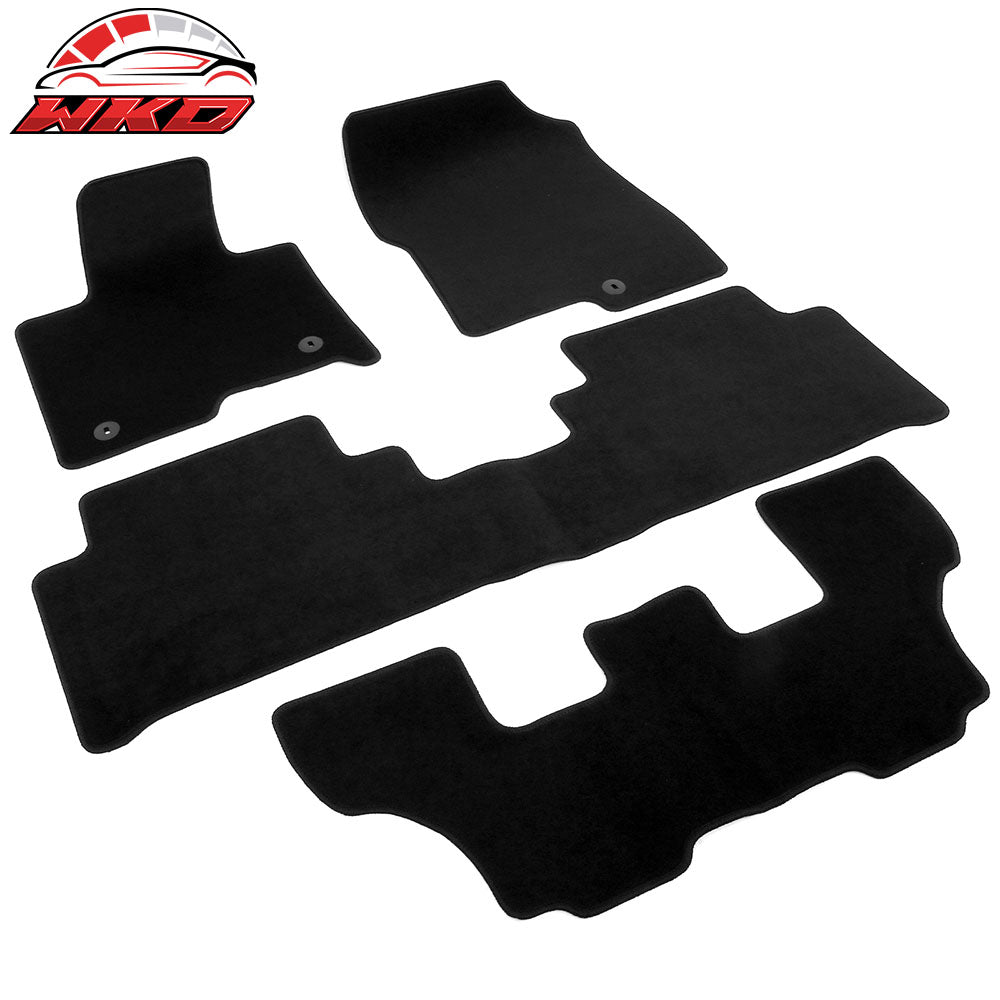 Fits 21-25 Kia Sorento Hybrid FHEV PHEV Anti-Slip Floor Mats Carpet Nylon 4PCS