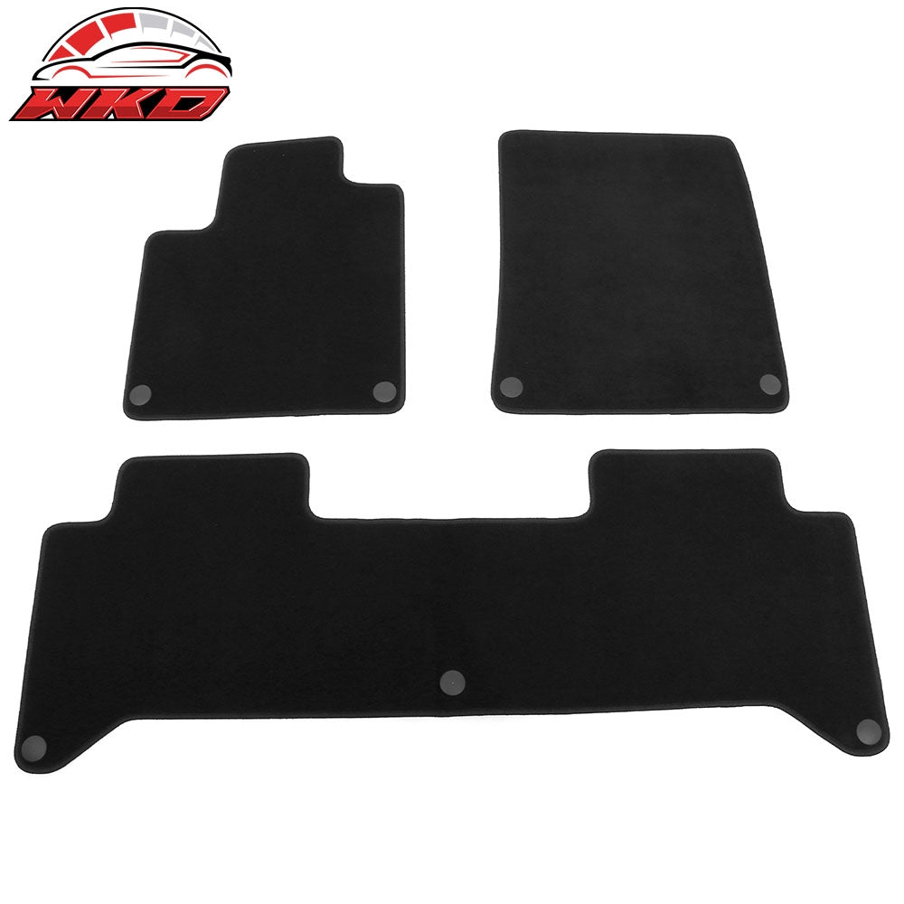 2022-26 Rivian R1T Anti-Slip First Second Row Floor Mats Carpets Nylon 3PCS | Wholesale