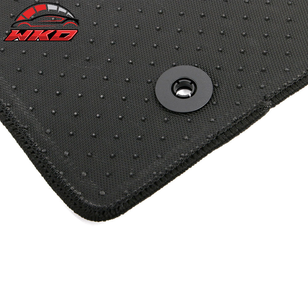 Fits 20-23 Mazda CX-9 Anti-Slip Front Rear Floor Mats Carpet Nylon 9PCS Black