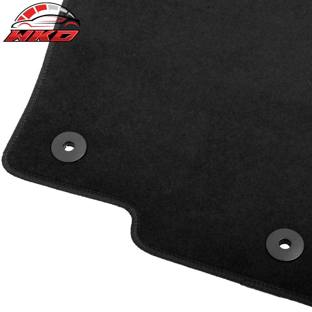 Fits 20-23 Mazda CX-9 Anti-Slip Front Rear Floor Mats Carpet Nylon 9PCS Black