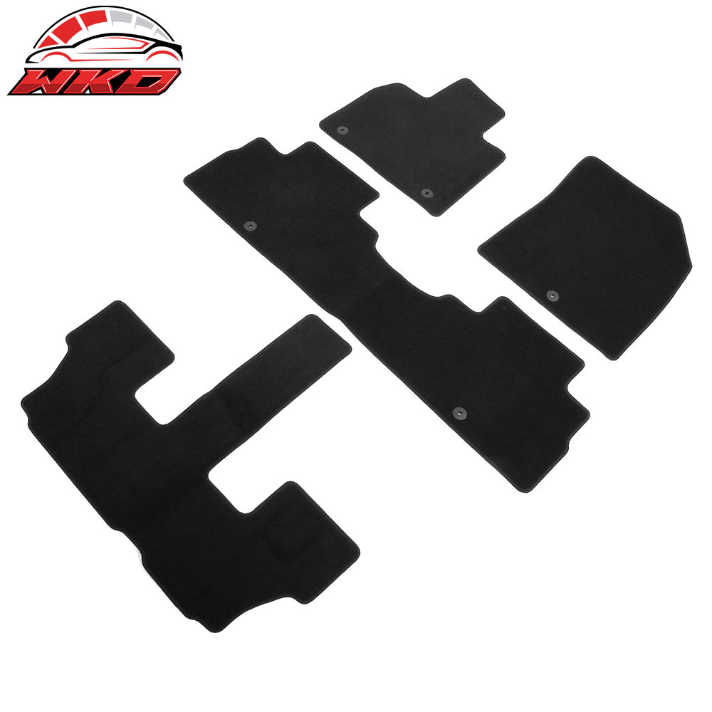 Fits 20-25 Hyundai Palisade 7/8 Passenger Anti-Slip Floor Mats Carpet Nylon 4PCS