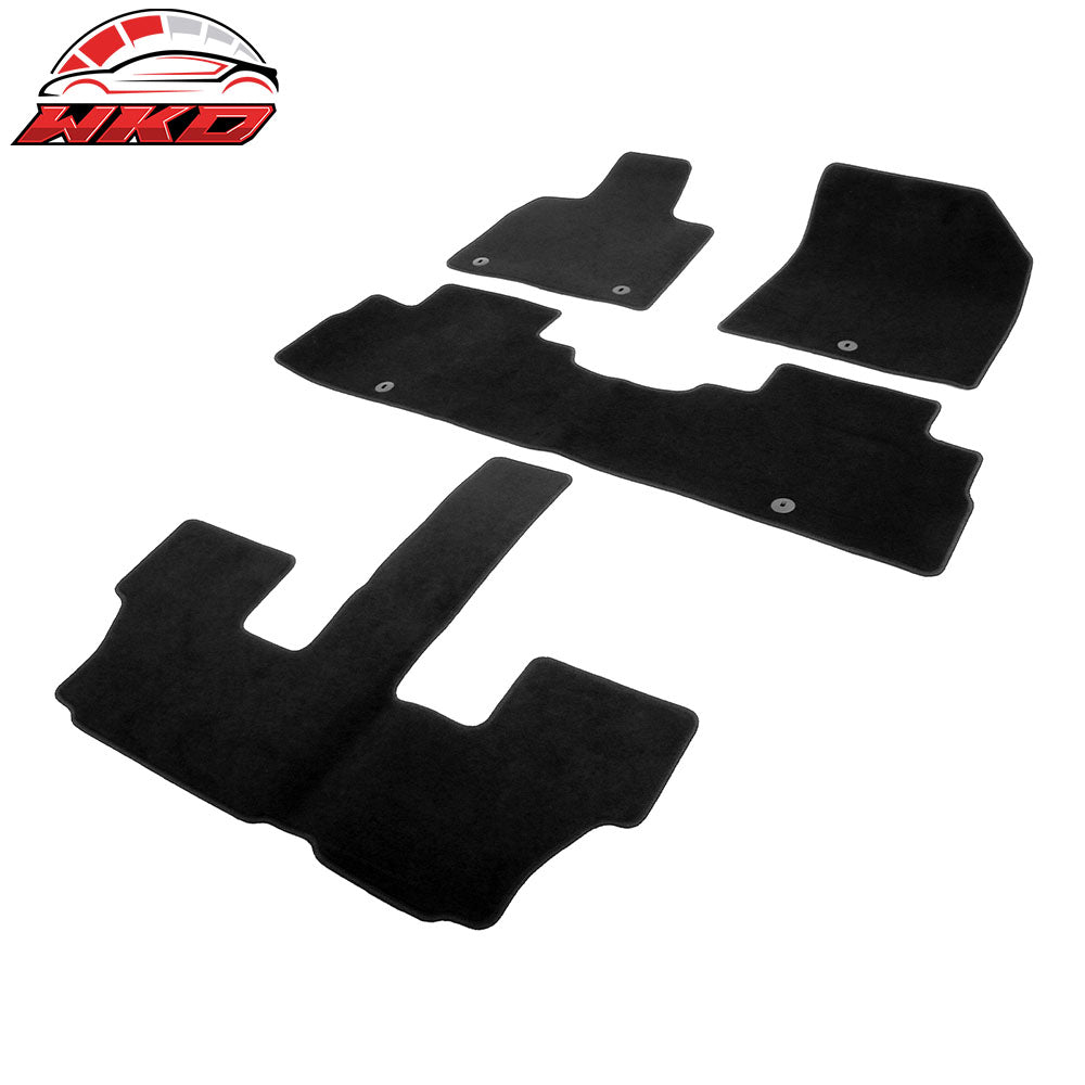 Fits 20-25 Hyundai Palisade 7/8 Passenger Anti-Slip Floor Mats Carpet Nylon 4PCS