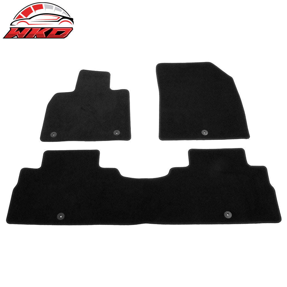 Fits 20-25 Hyundai Palisade 7/8 Passenger Anti-Slip Floor Mats Carpet Nylon 4PCS
