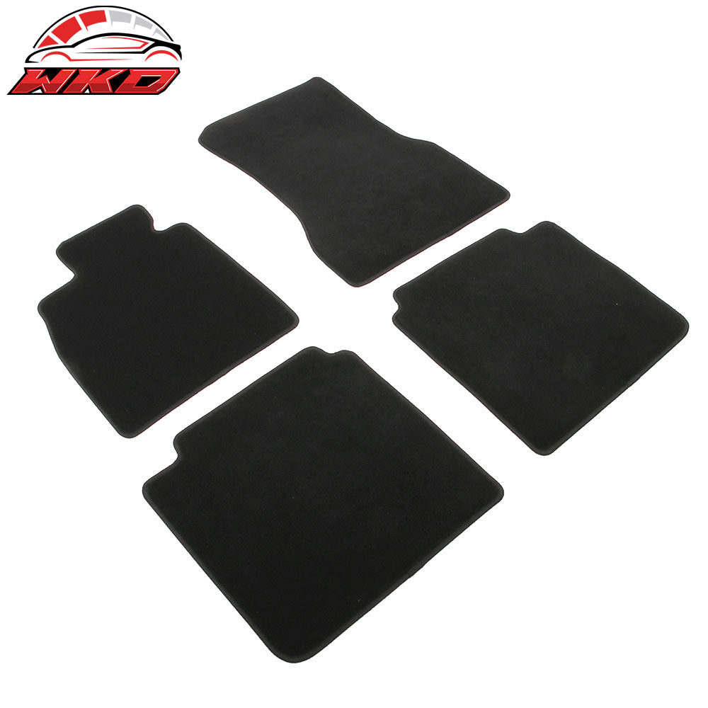 Fits 23-25 BMW I7 & 750e Anti-Slip First Second Row Floor Mats Carpet Nylon 4PCS