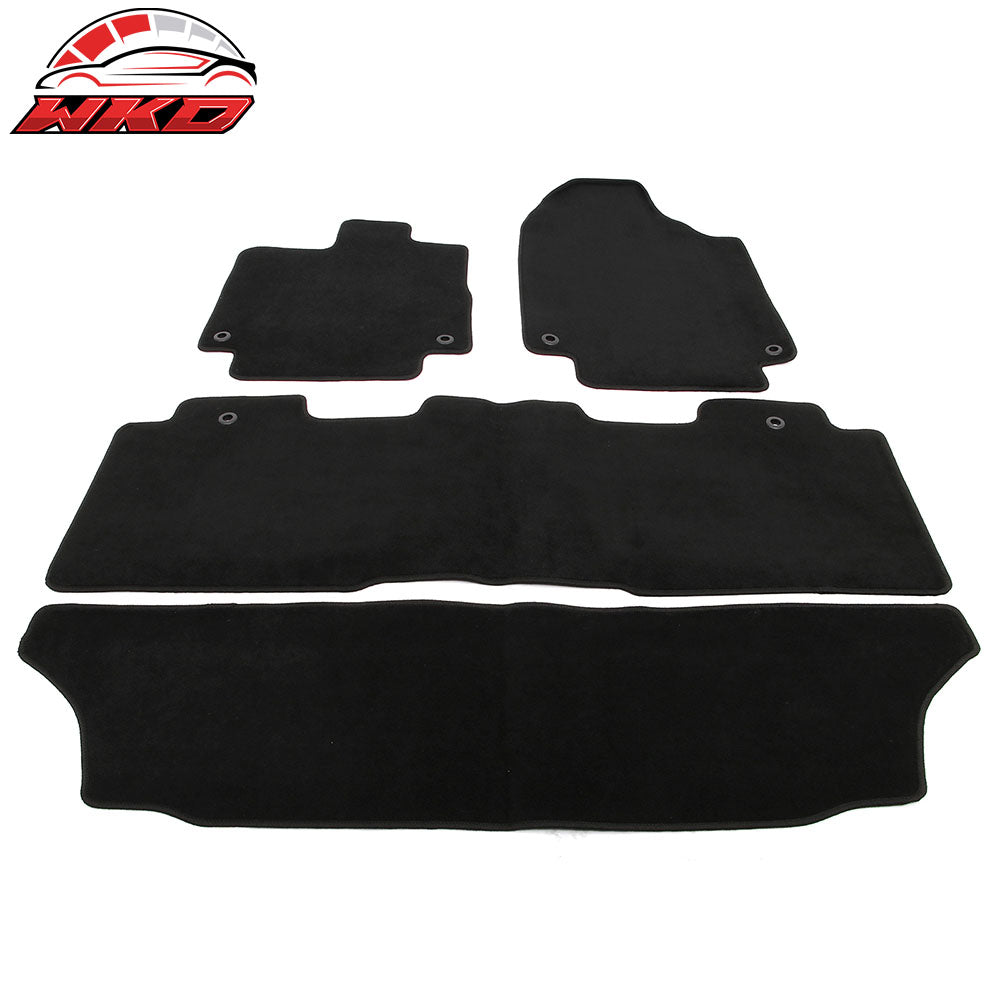 Fits 16-23 Nissan Maxima Anti-Slip First Second Row Floor Mats Carpets Nylon 4PC