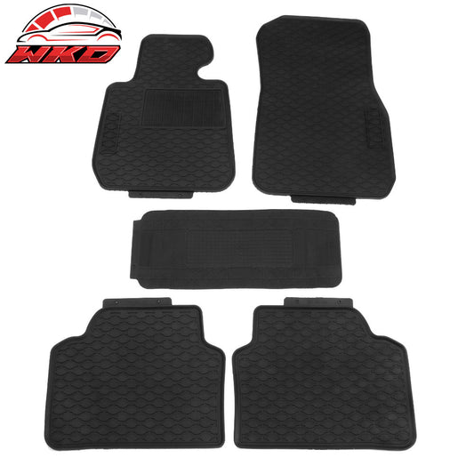 12-18 F30 3-Series/15-18 F80 M3 Heavy Duty Black Latex Floor Mats FOR (BMW) | Wholesale
