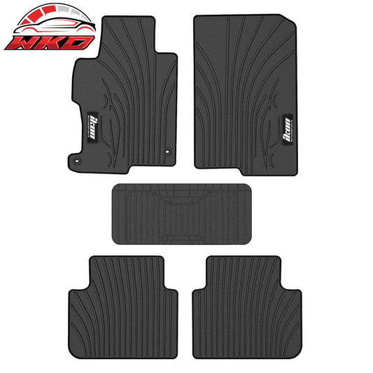 Wholesale 13-17 Honda Accord 4DR Latex Floor Mats Liner All Weather Carpets Black 5PC