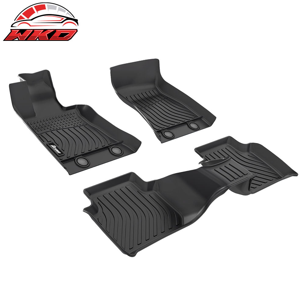 Fits 17-25 Alfa Romeo Giulia RWD Floor Mats TPE Carpets 3D All Weather Car Liner