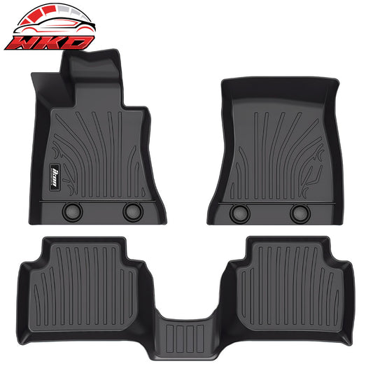 17-25 Alfa Romeo Giulia RWD Floor Mats TPE Carpets 3D IKON Style Boot Liner | Wholesale