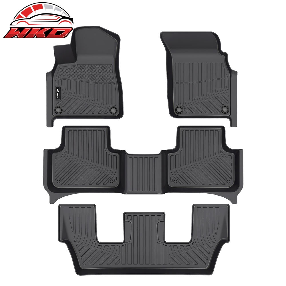 2020-26 Audi Q7/SQ7 Floor Mats TPE Carpets 3D All Weather Custom Boot Liner | Wholesale