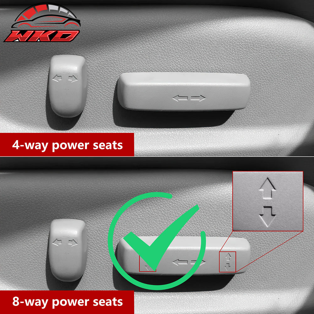 Fits 16-18 Acura RDX w/ 8-Way Power Seats All Weather 3D Floor Mats Carpets TPE