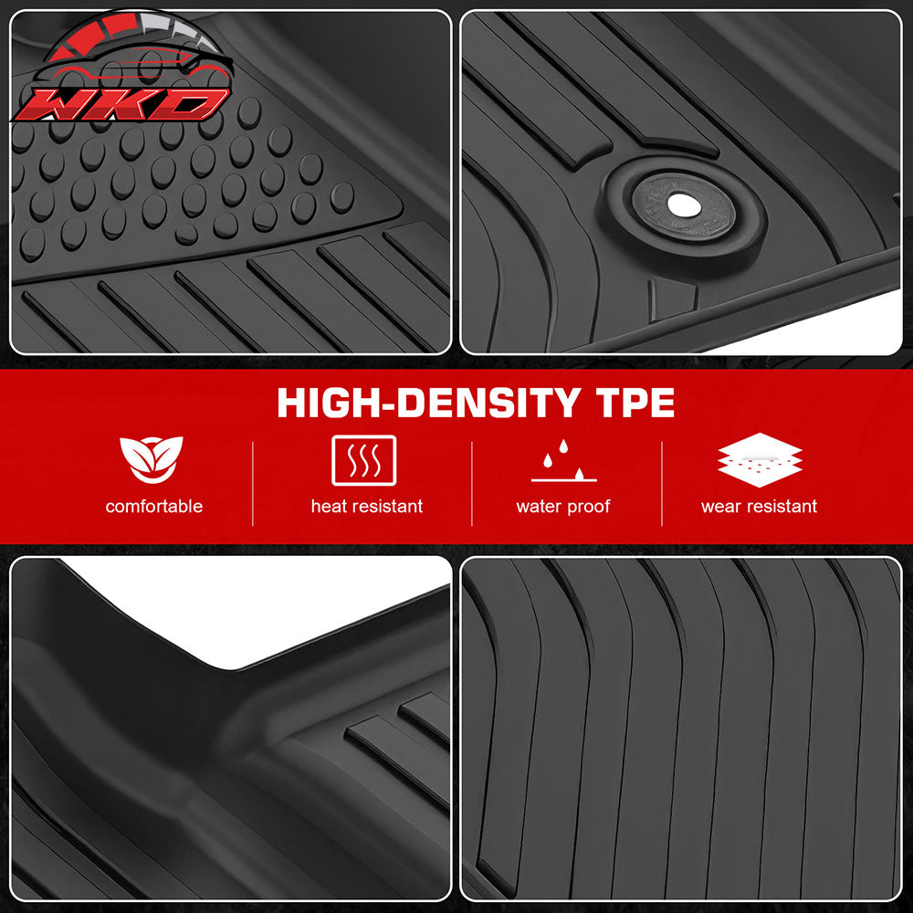 Fits 16-23 Audi TT/TTS Floor Mats TPE Carpets 3D All Season Custom Boot Liner