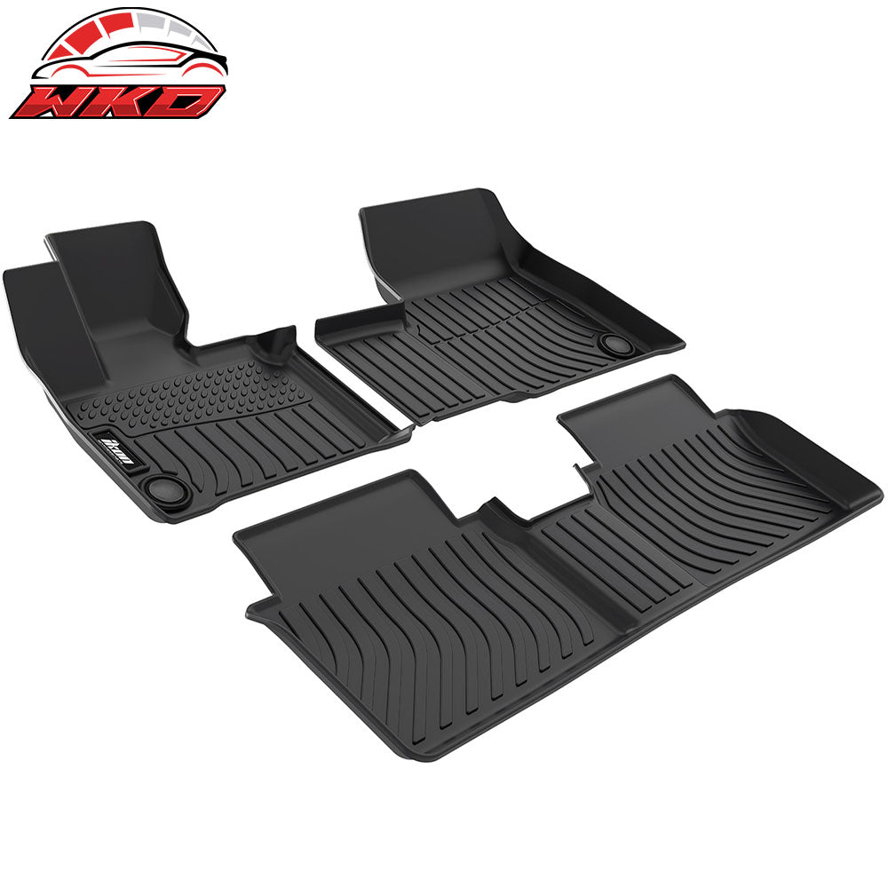 Fits 14-19 BMW I01 i3 Floor Mats TPE Carpets 3D All Weather 1st 2nd Row Liner