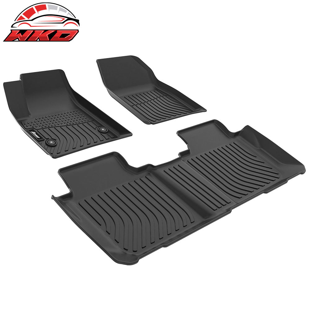 Fits 19-25 Chevy Blazer 17-25 XT5 GMC Acadia TPE 3D Floor Mats Heavy Duty Liners