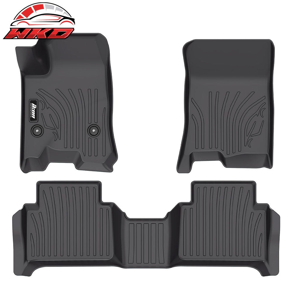 2023-26 Colorado/Canyon Floor Mats TPE Carpets 3D All Weather Front Rear Liner | Wholesale