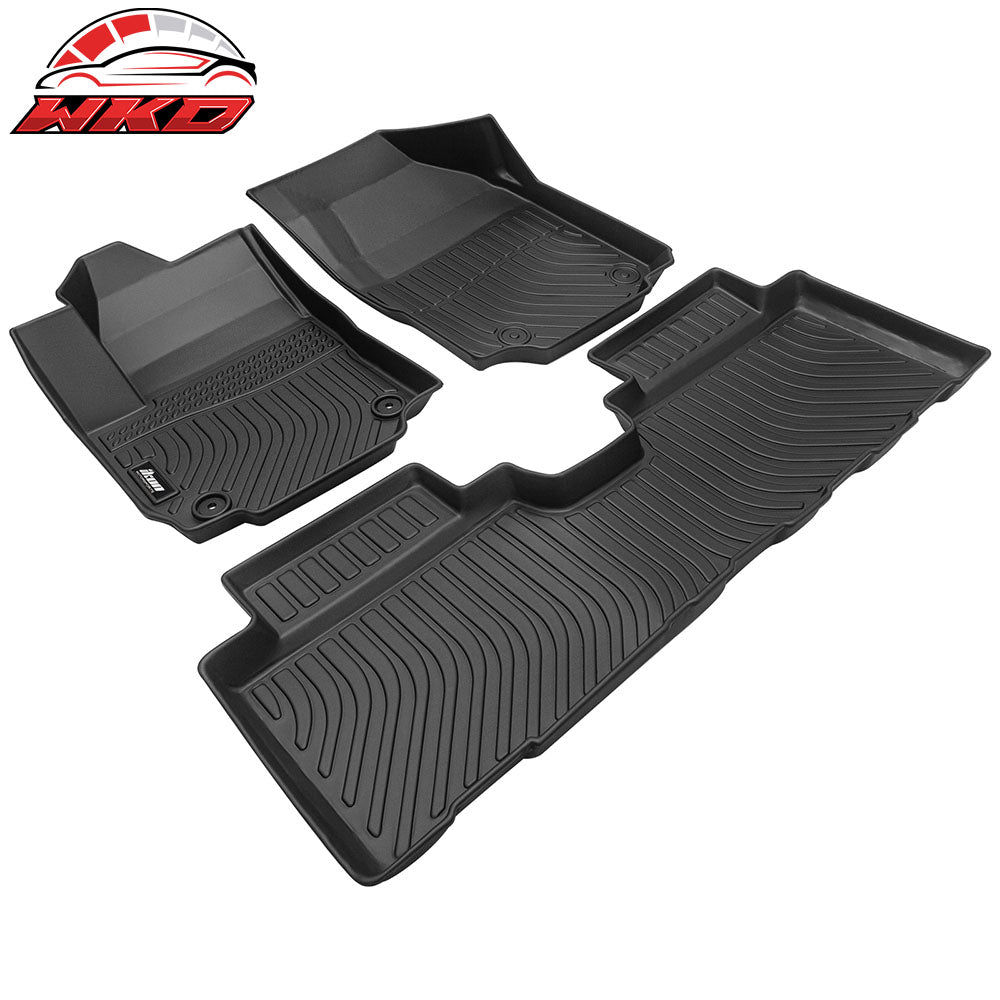 Fits 18-24 Equinox GMC Terrain 3D Floor Mats All Weather Heavy Duty TPE Carpet