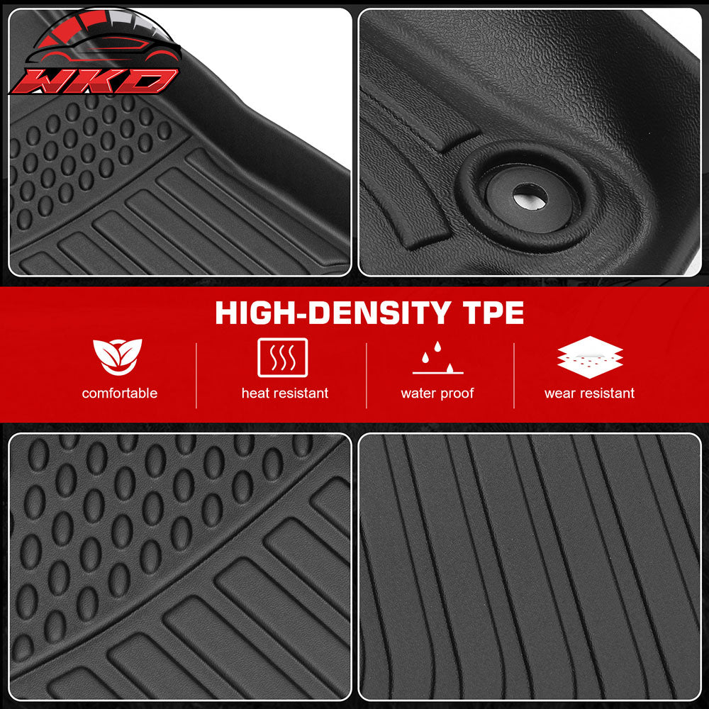 Fits 14-23 Chevy Trax 13-23 Buick Encore 3D Floor Mats All Weather TPE Carpets