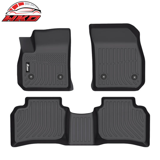 19-25 Cadillac XT4 Floor Mats TPE All Weather 3D 1st 2nd Row Carpets Liner | Wholesale