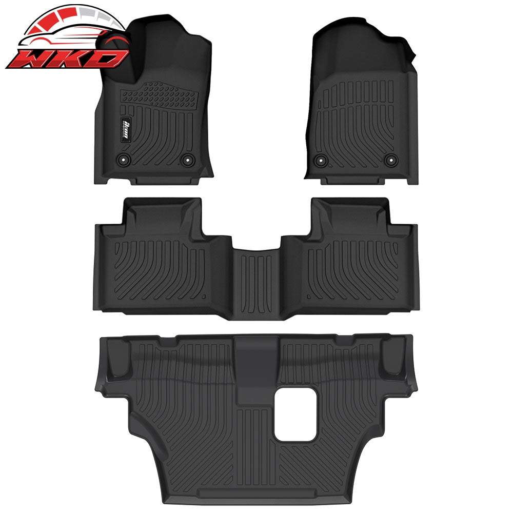 2016-26 Dodge Durango 7 Passenger All Season 3D Floor Mats Carpet Liners - TPE | Wholesale