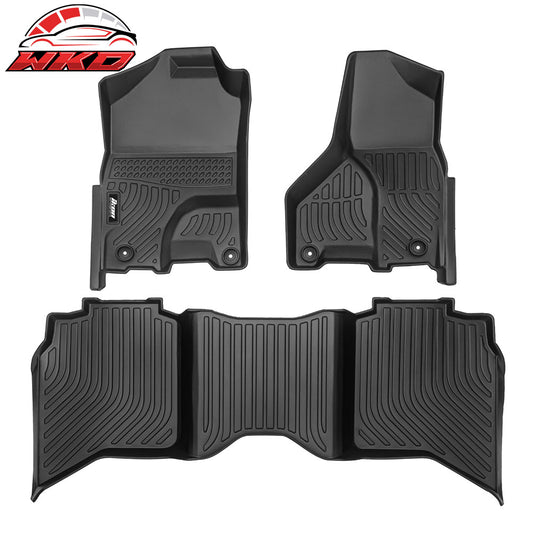 12-24 Ram 1500 2500 3500 Crew Cab Floor Mat Heavy Duty 3D Molded Carpet TPE | Wholesale