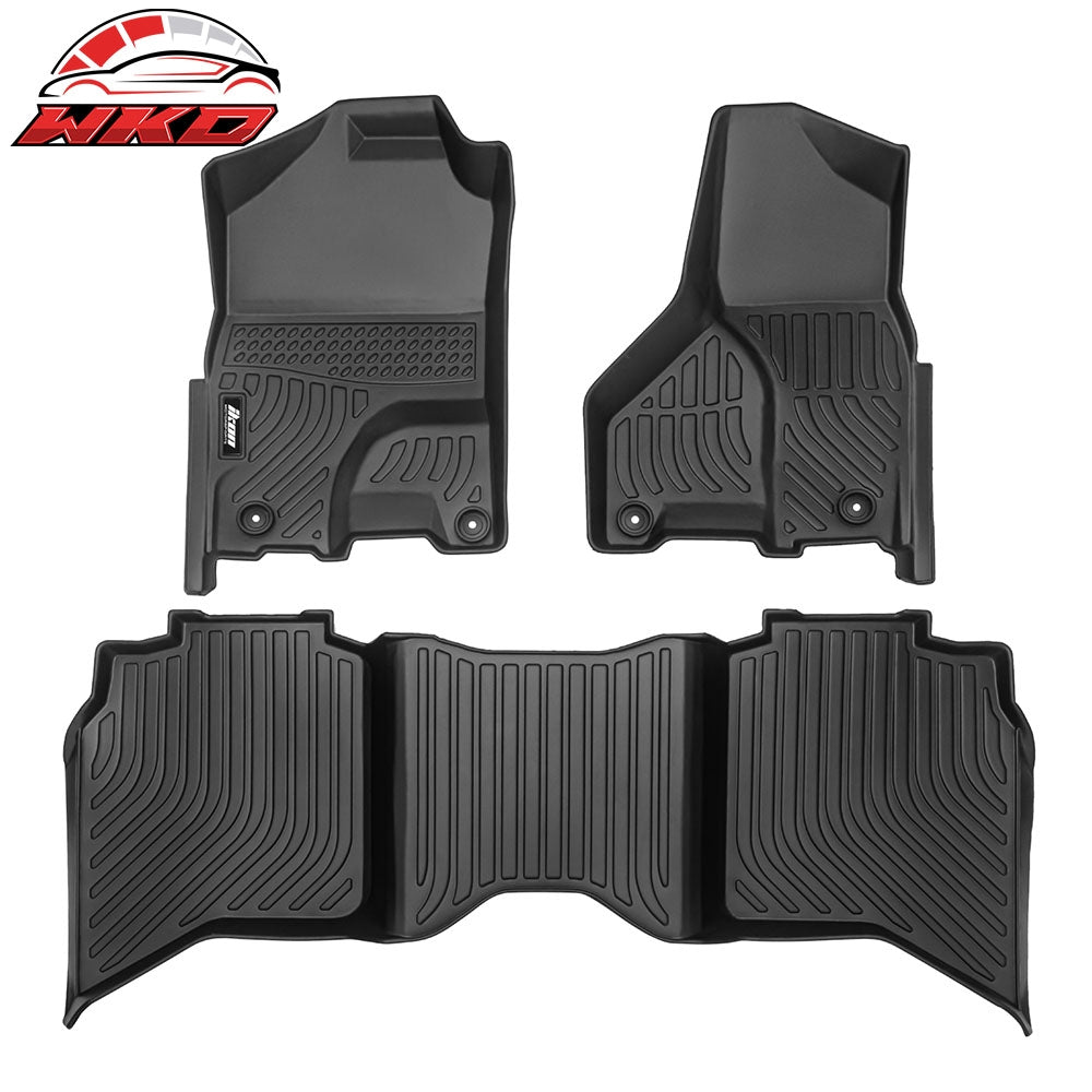 12-24 Ram 1500 2500 3500 Crew Cab Floor Mat Heavy Duty 3D Molded Carpet TPE | Wholesale