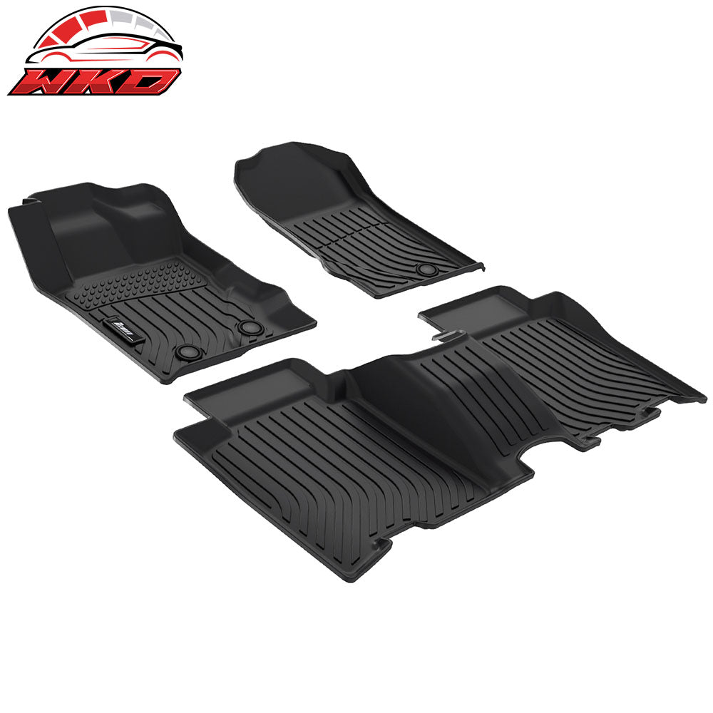 Fits 21-25 Ford Bronco 4DR Floor Mats All Weather TPE 3D Front Rear Row Carpets
