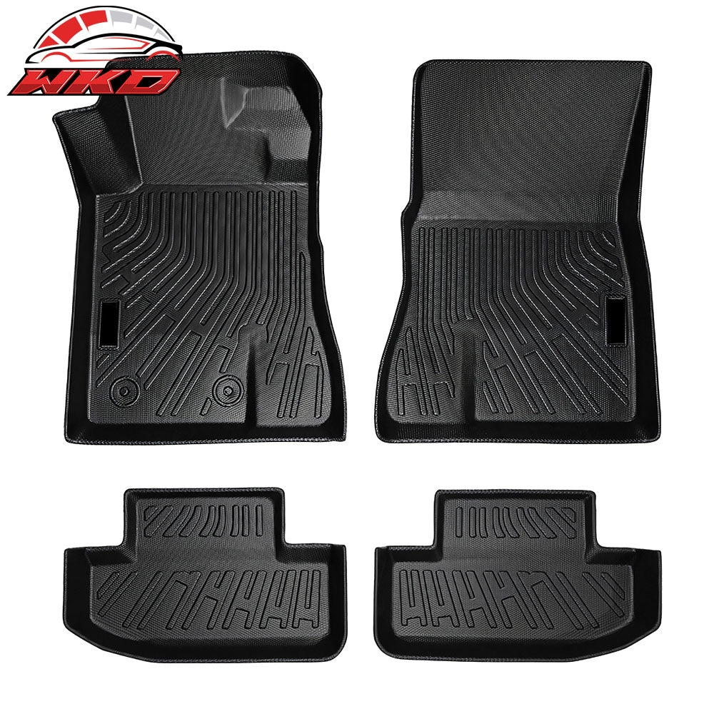 Wholesale For 15-2026 Ford Mustang Floor Mats All Weather Protection Liners TPE Carpet Black