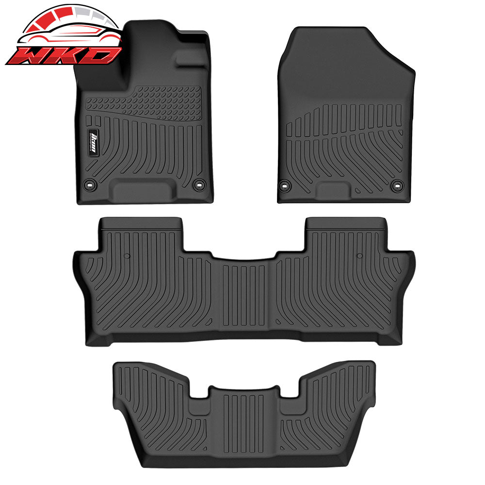 2016-22 Honda Pilot All Weather 3D Molded Floor Mats 7 Passenger Carpets TPE | Wholesale