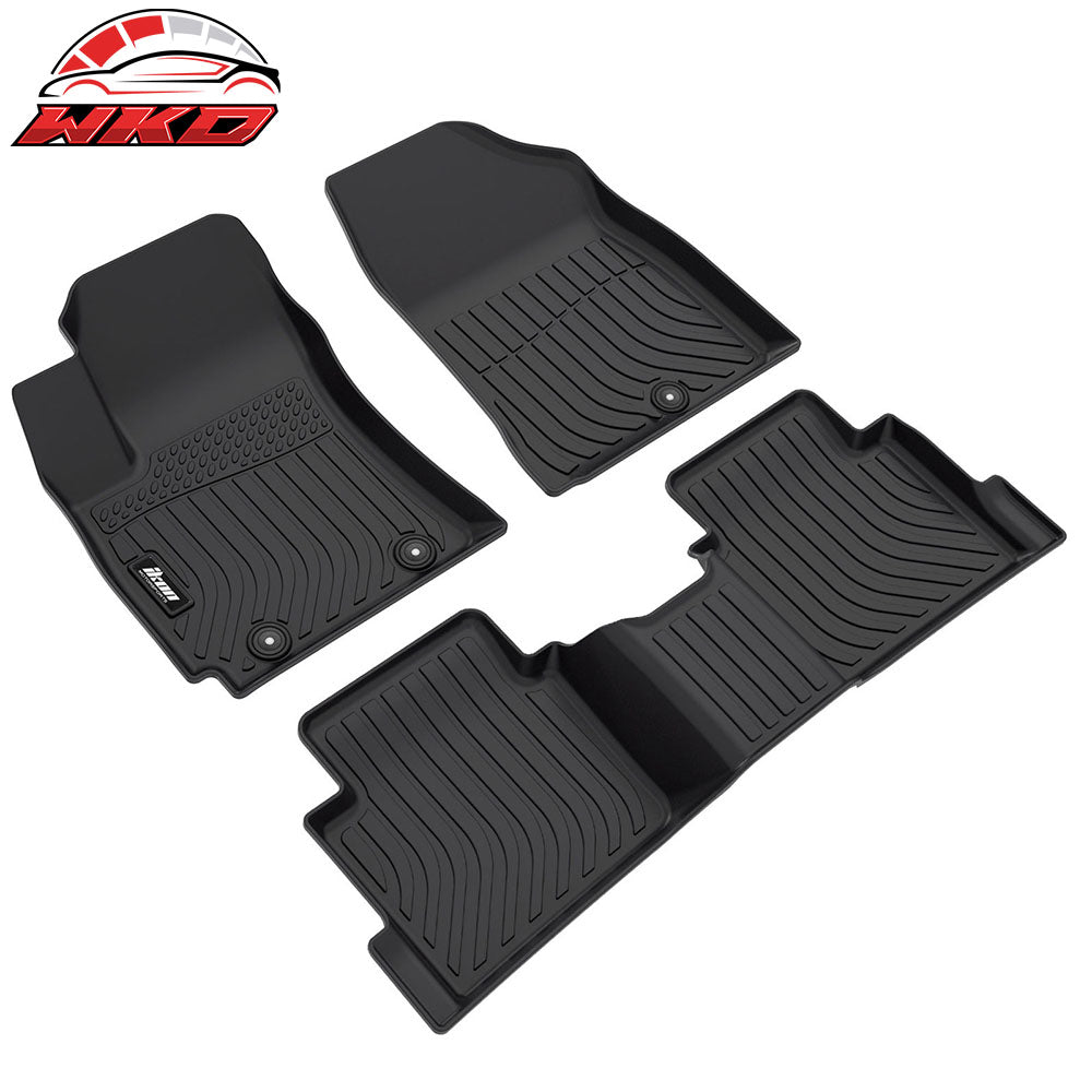 Fits 24-25 Hyundai Kona 3D All Weather Heavy Duty Floor Mats Liner Carpet TPE