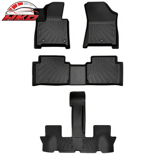 Wholesale 24-26 Hyundai Santa Fe 6/7 Seats TPE Floor Mats Non-Slip All Weather Carpet