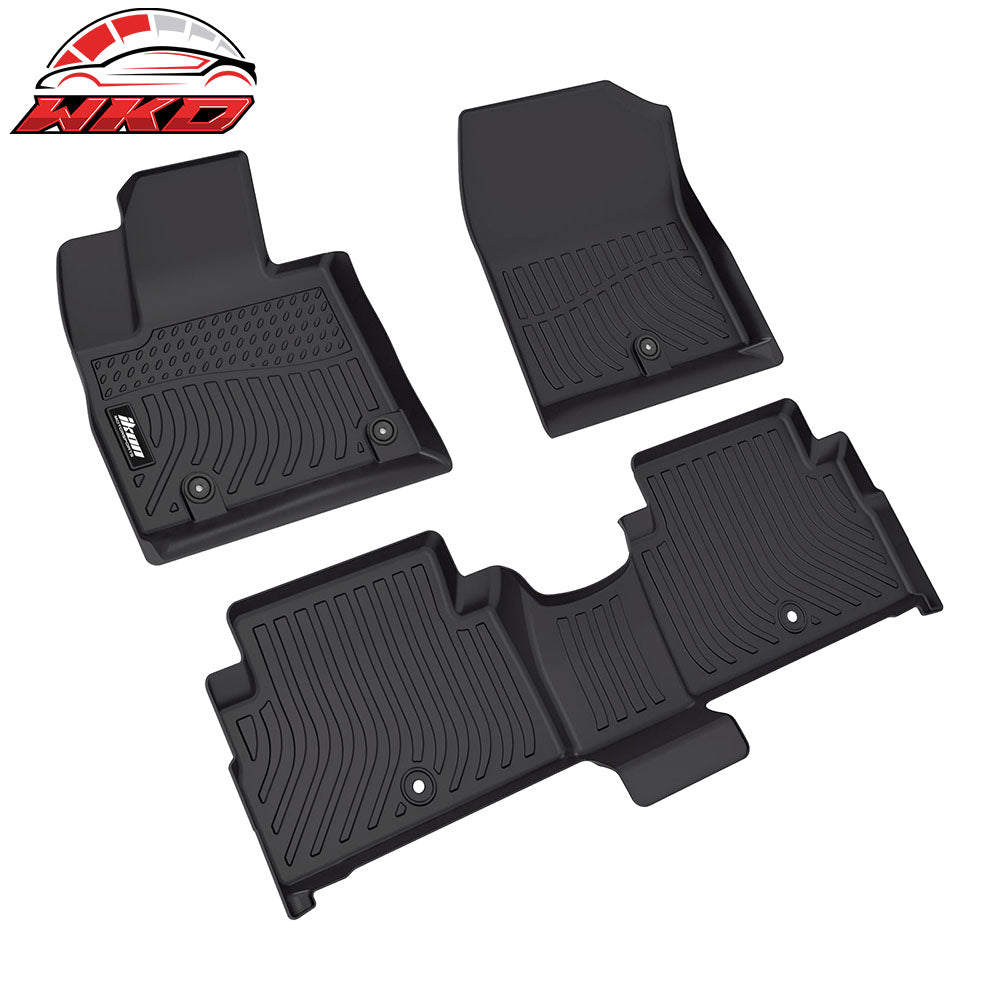 Fits 21-23 Hyundai Santa Fe Hybrid 3D All Weather Floor Mats Carpet Pad TPE