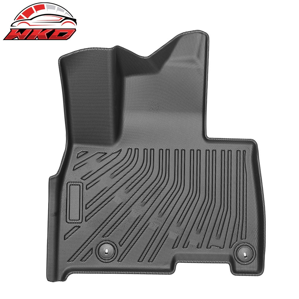 Fits 2025 Kia Carnival Hybrid 8-Seats Floor Mats TPE All Weather Carpet 3D Liner