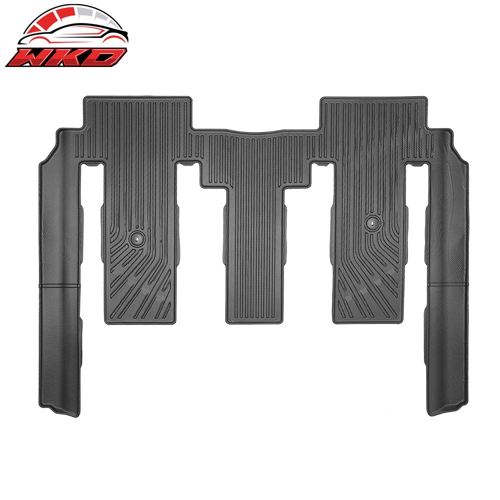 Fits 2025 Kia Carnival Hybrid 8-Seats Floor Mats TPE All Weather Carpet 3D Liner