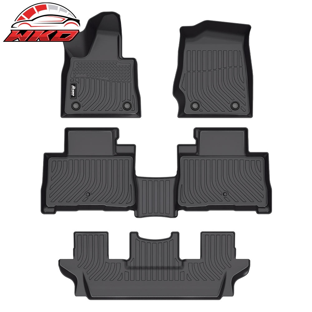 Wholesale 20-26 Lincoln Aviator 6-Seats TPE Floor Mats  All Weather Pad Carpets 4PCS