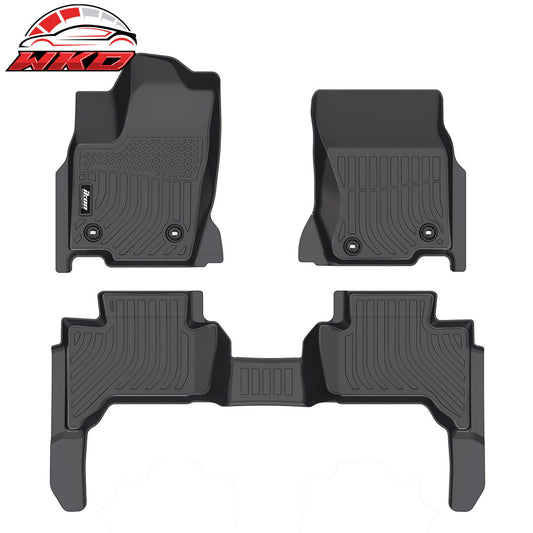 24-25 Land Cruiser/Lexus GX550 5-Seat Floor Mats TPE 3D All Weather Carpets | Wholesale