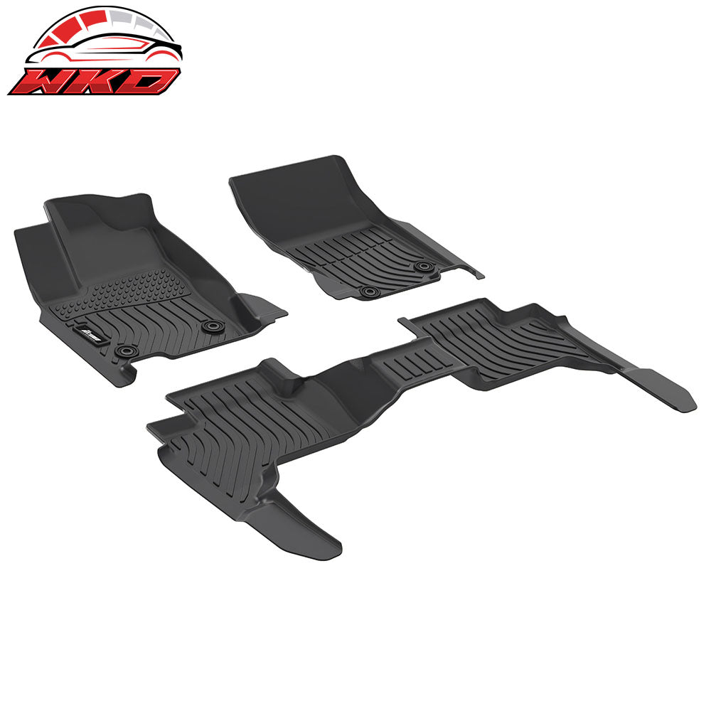 Fits 24-25 Land Cruiser/Lexus GX550 5-Seat Floor Mats TPE 3D All Weather Carpets