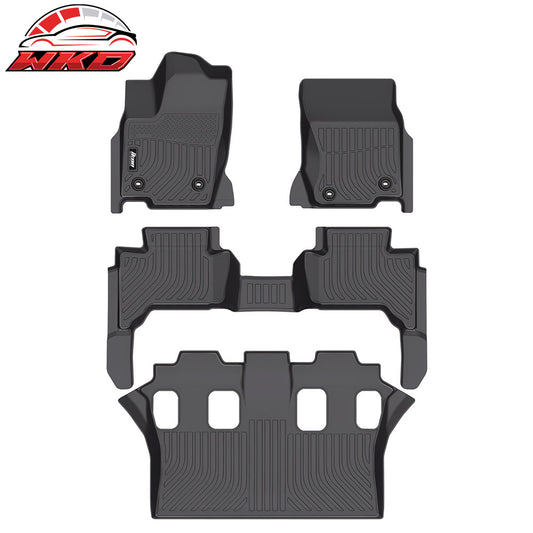 24-25 Lexus GX550 7-Seats Floor Mats TPE 3D Carpets All Weather Car Liner | Wholesale