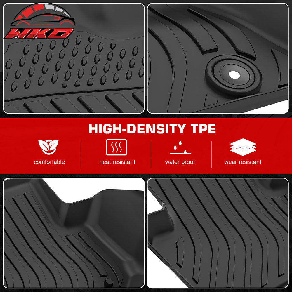 Fits 21-25 Land Rover Range Rover Velar Floor Mats TPE All Weather 3D Carpets