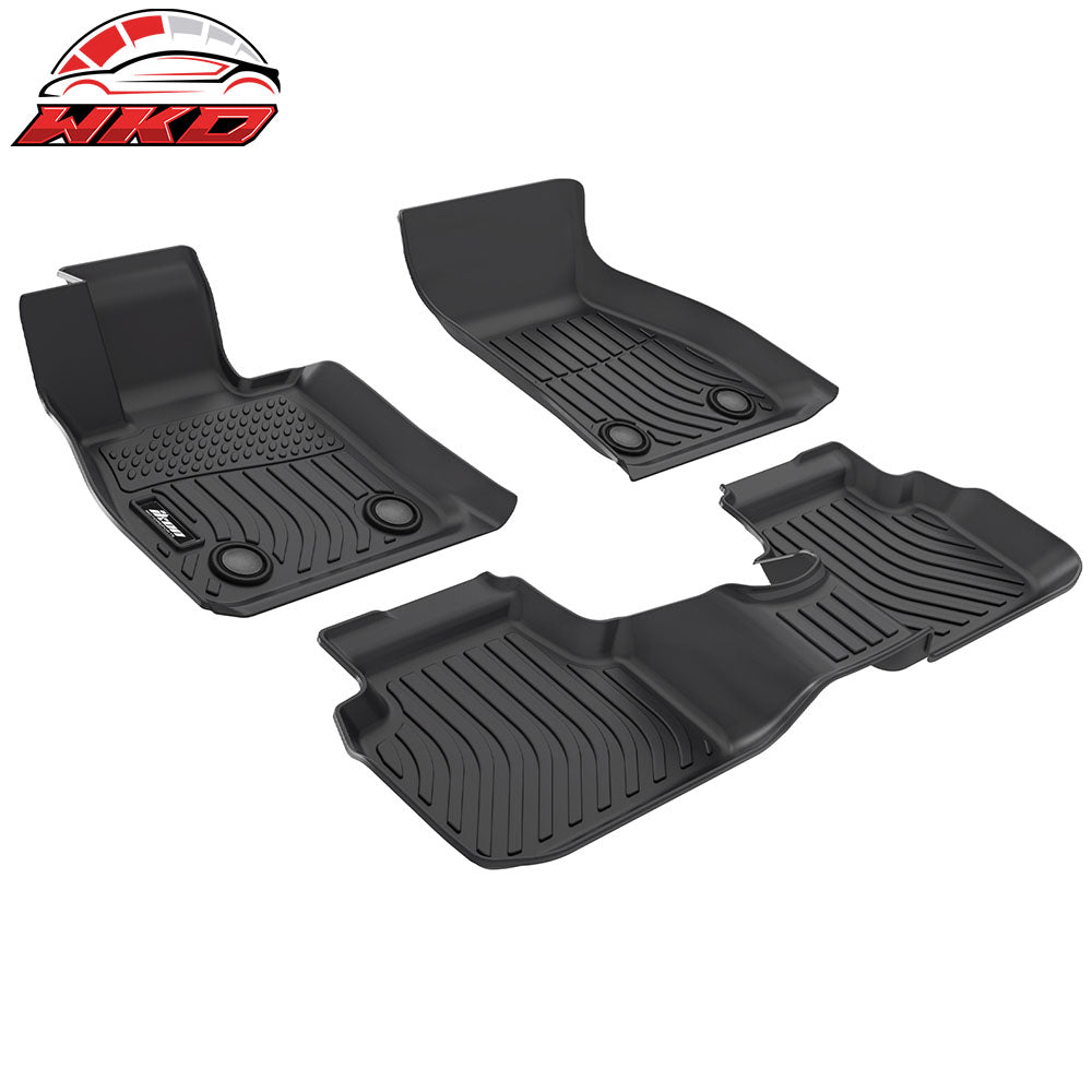 Fits 16-24 Mini Cooper Clubman F54 Anti-Slip Floor Mats All Weather TPE Carpets