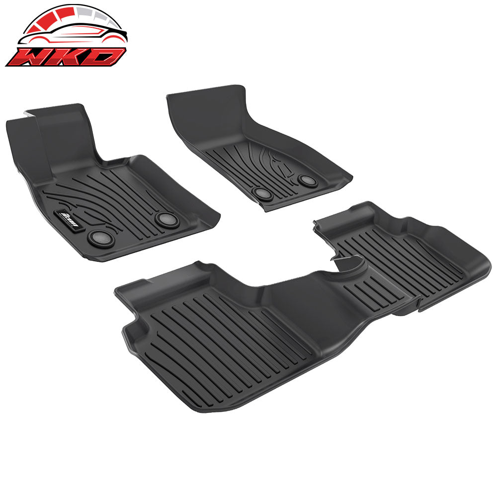 Fits 16-24 Mini Cooper Clubman F54 IKON Style TPE 3D Floor Mats Liners Carpets