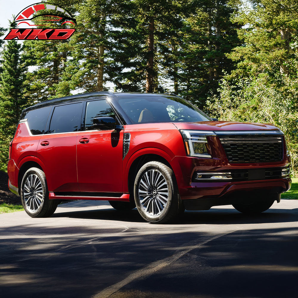 Fits 25-26 Infiniti QX80/Nissan Armada Bench Seat Floor Mats TPE 3D Carpet Liner