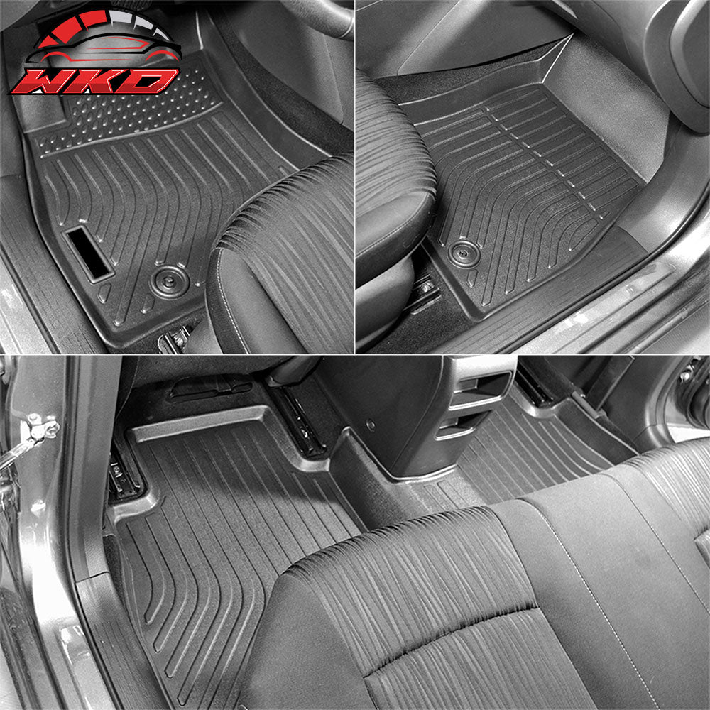 Fits 13-19 Nissan Sentra All Weather 3D Molded Floor Mats Carpet Liner Guard TPE