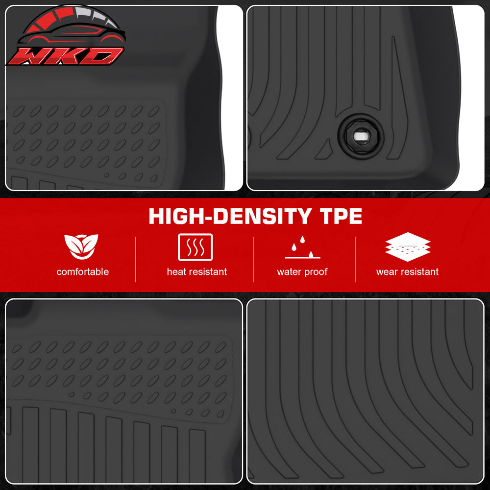 Fits 24-25 Subaru Crosstrek & Impreza Hatchback 3D Molded Floor Mats Carpets TPE