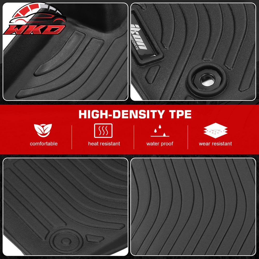 Fits 18-24 Toyota Camry All Weather 3D Molded Floor Mats Carpets Liner Guard TPE