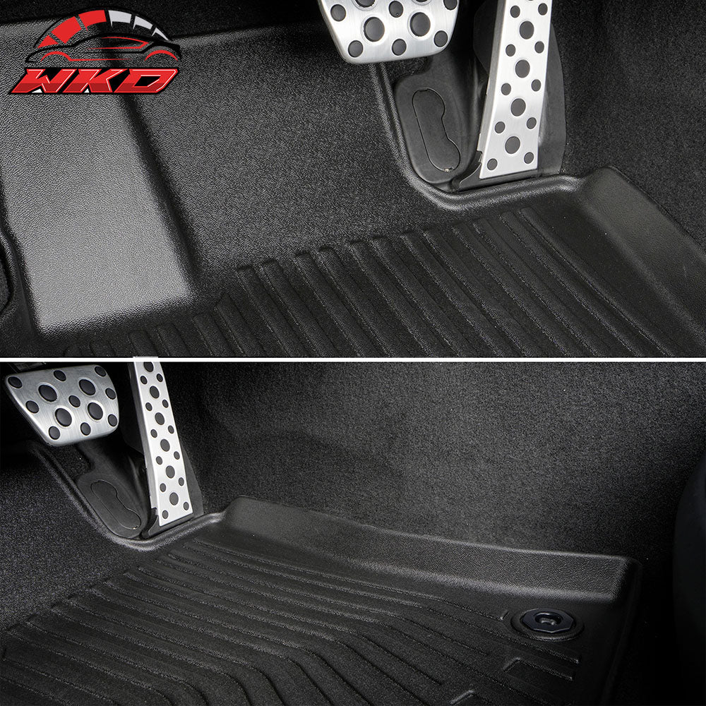Fits 25-26 Toyota Camry Hybrid Non-Slip Floor Mats All Weather TPE Carpets 3PCS