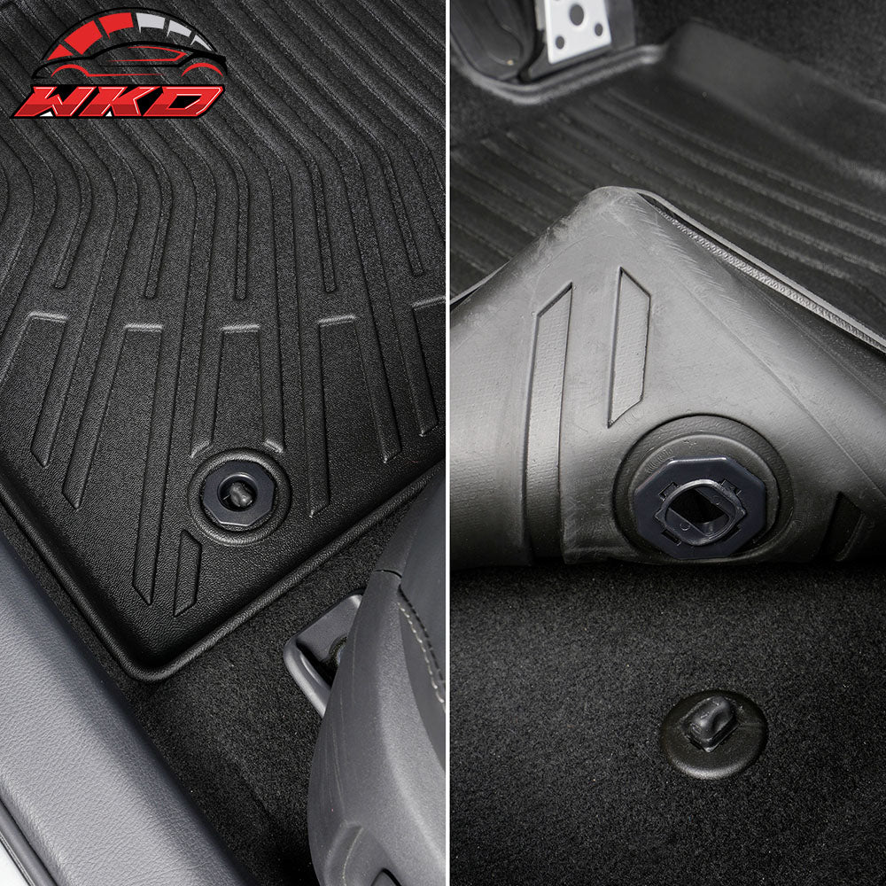 Fits 25-26 Toyota Camry Hybrid Non-Slip Floor Mats All Weather TPE Carpets 3PCS