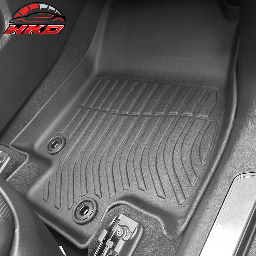 Fits 24-25 Toyota Grand Highlander 7 Seats 3D Floor Mats All Season Carpet - TPE
